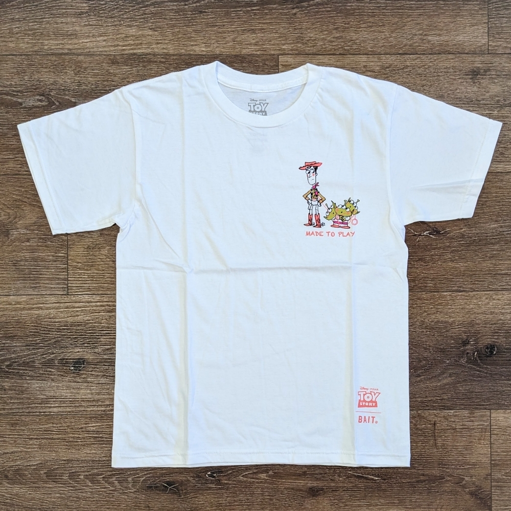 Bait x Toy Story Made to Play Woody and Aliens t-shirt - YOUTH M